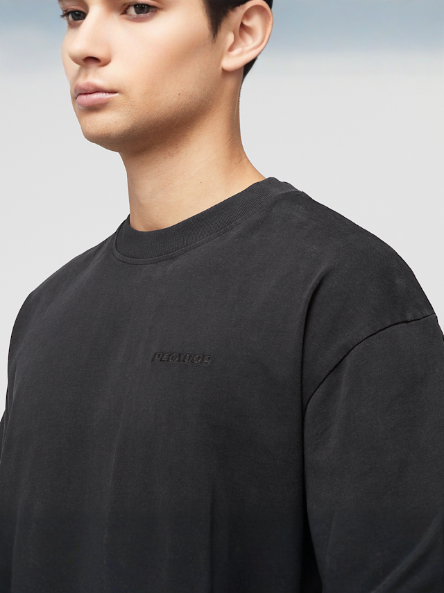 Pegador, Logo Oversized Tee, black, Image 3 of 4
