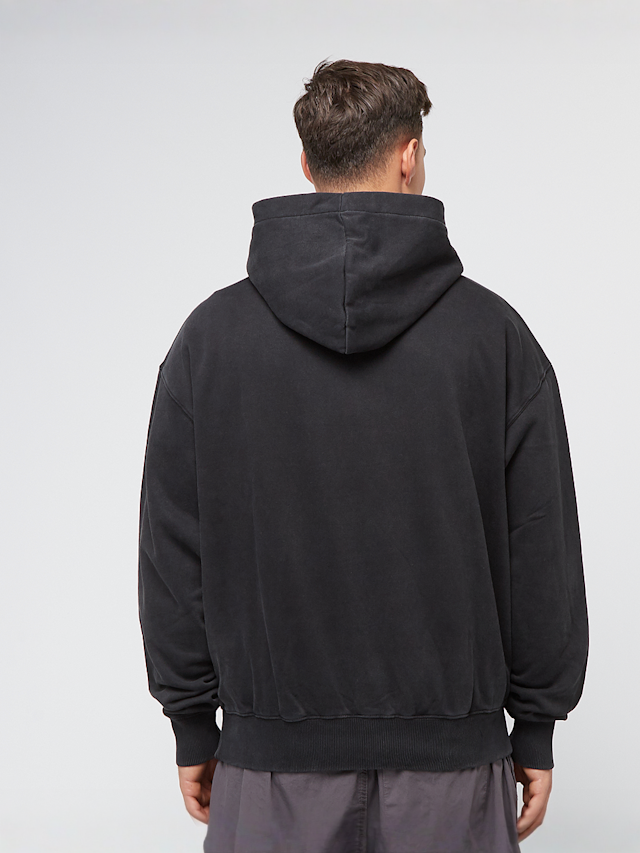 Pegador, LOGO OVERSIZED HOODIE WASHED BLACK, black, Image 2 of 4