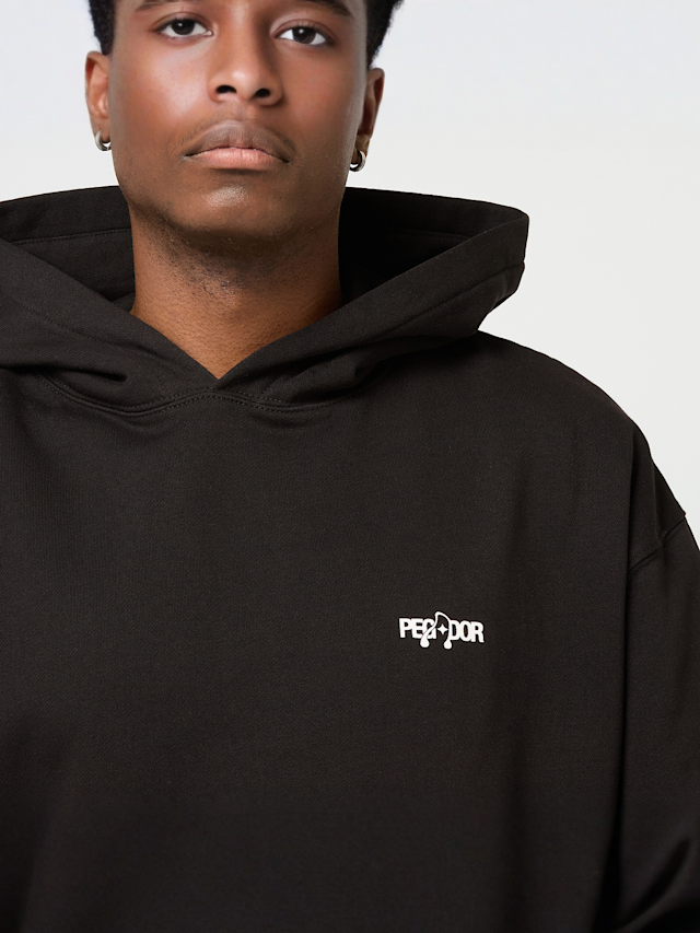 Pegador, Hyde Oversized Hoodie, black, Image 3 of 5