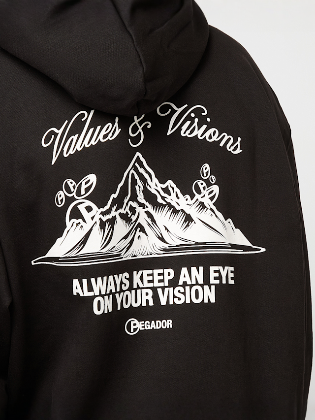 Pegador, Hyde Oversized Hoodie, black, Image 4 of 5