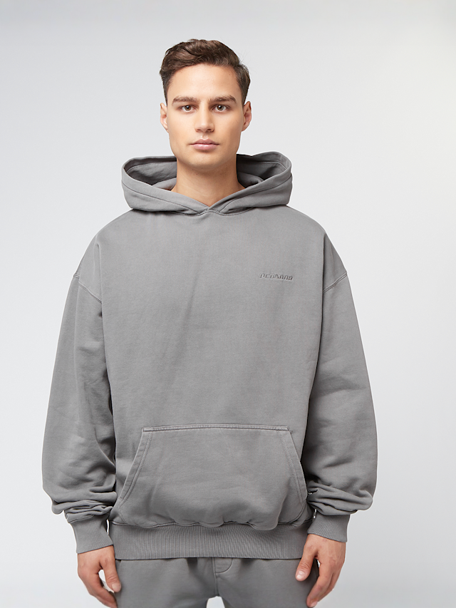 Pegador, Logo Oversized Hoodie, grijs, Afbeelding 1 van 4