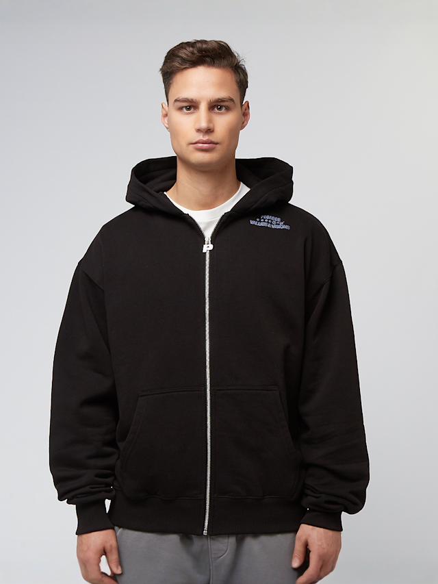 Pegador, Atule Oversized Sweat Jacket, black, Image 2 of 6