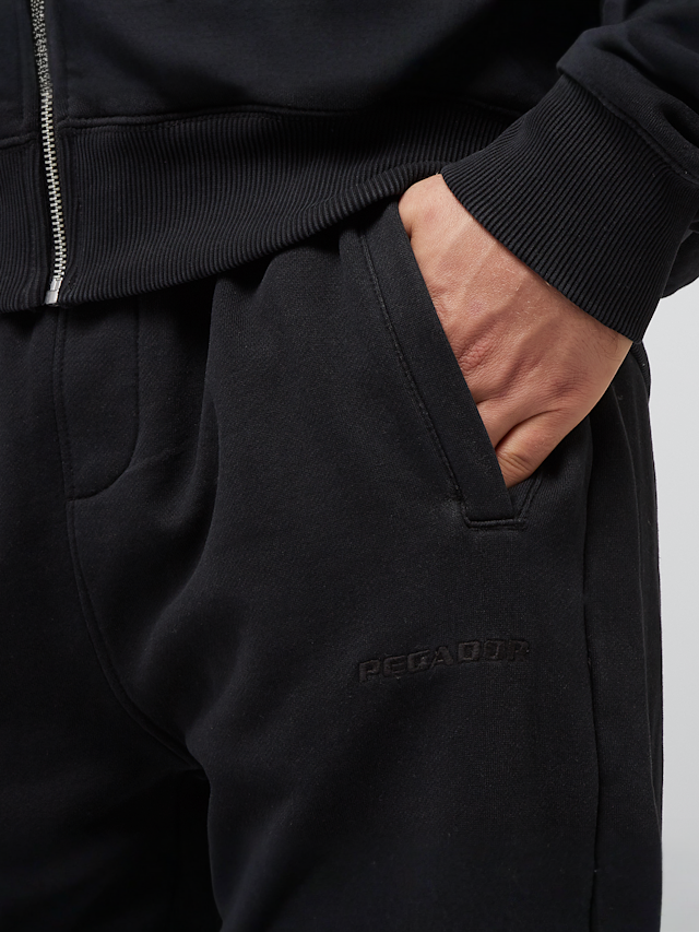 Pegador, Logo Wide Sweat Pants, black, Image 3 of 4
