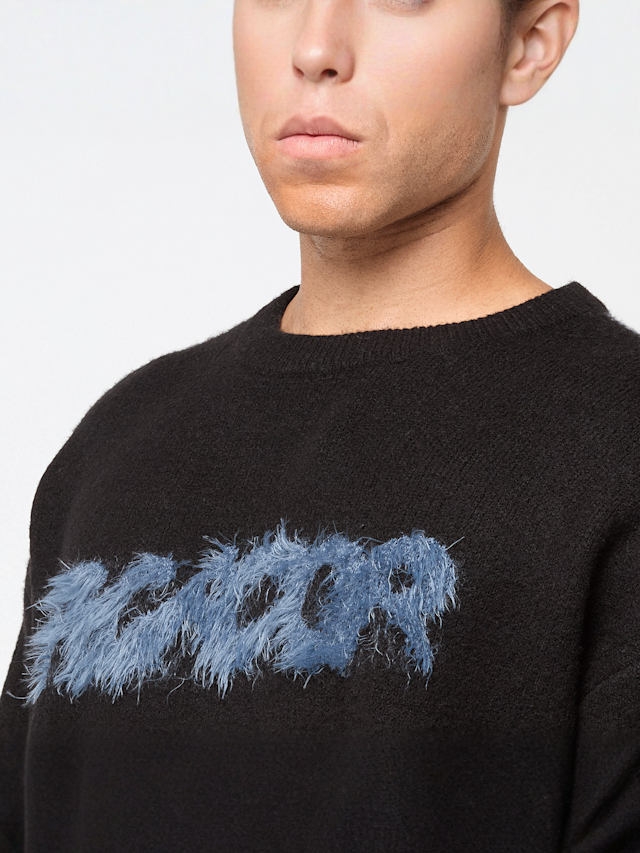 Pegador, Tripole Oversized Knit Sweater, black, Image 3 of 7