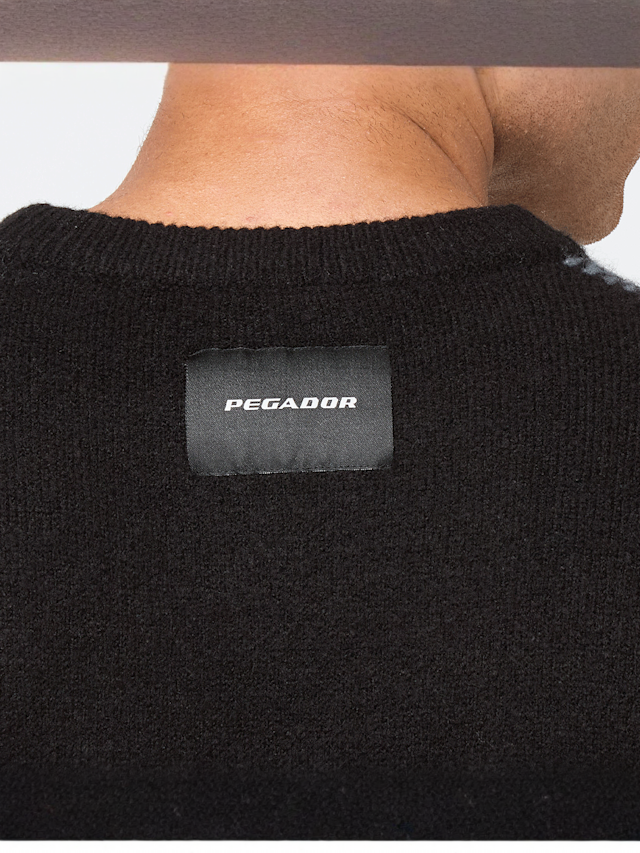 Pegador, Tripole Oversized Knit Sweater, black, Image 6 of 7