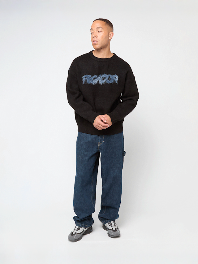 Pegador, Tripole Oversized Knit Sweater, black, Image 7 of 7