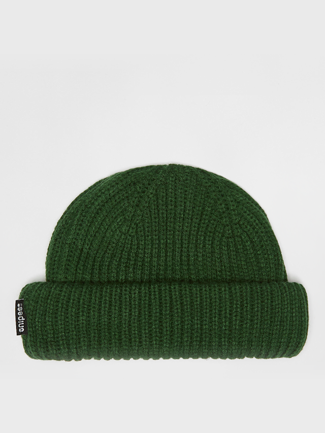 SNIPES, Woven Flag Label Basic Fisherman Beanie, green, Image 1 of 4
