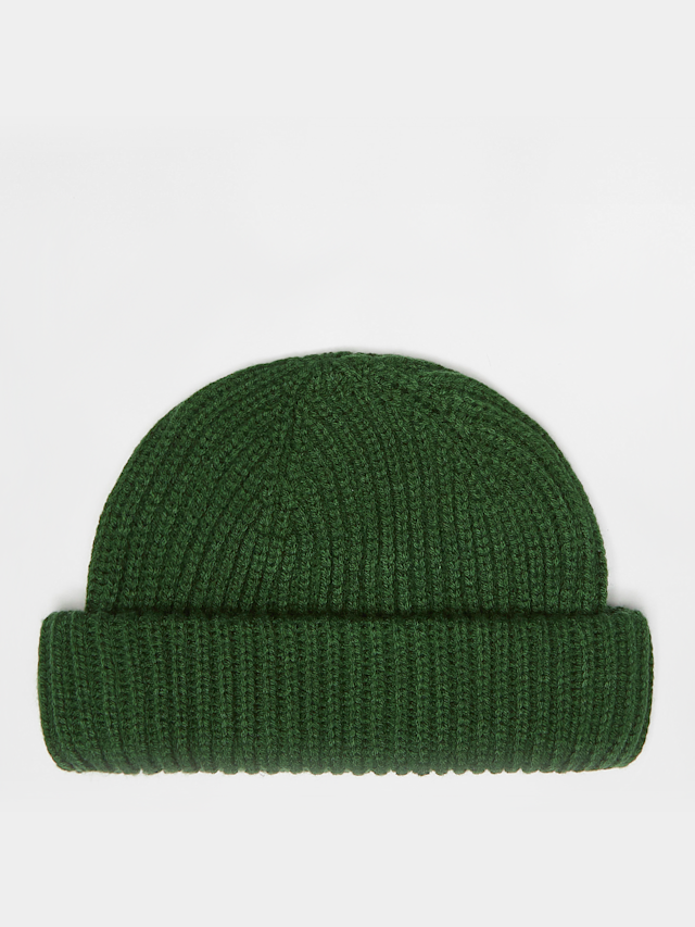 SNIPES, Woven Flag Label Basic Fisherman Beanie, green, Image 2 of 4
