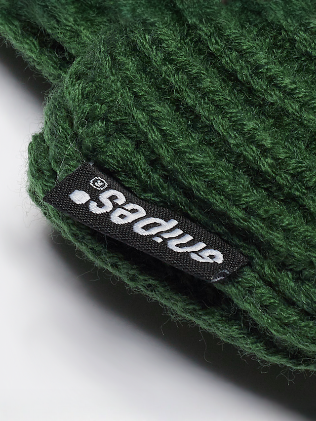 SNIPES, Woven Flag Label Basic Fisherman Beanie, green, Image 3 of 4