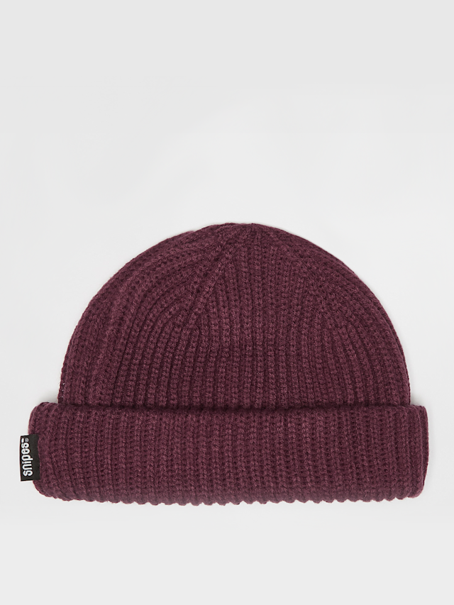 SNIPES, Woven Flag Label Basic Fisherman Beanie, red, Image 1 of 4