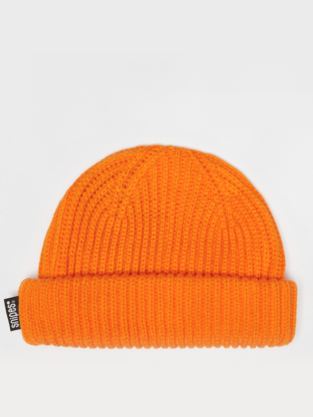 SNIPES, Woven Flag Label Basic Fisherman Beanie, orange, Image 1 of 3