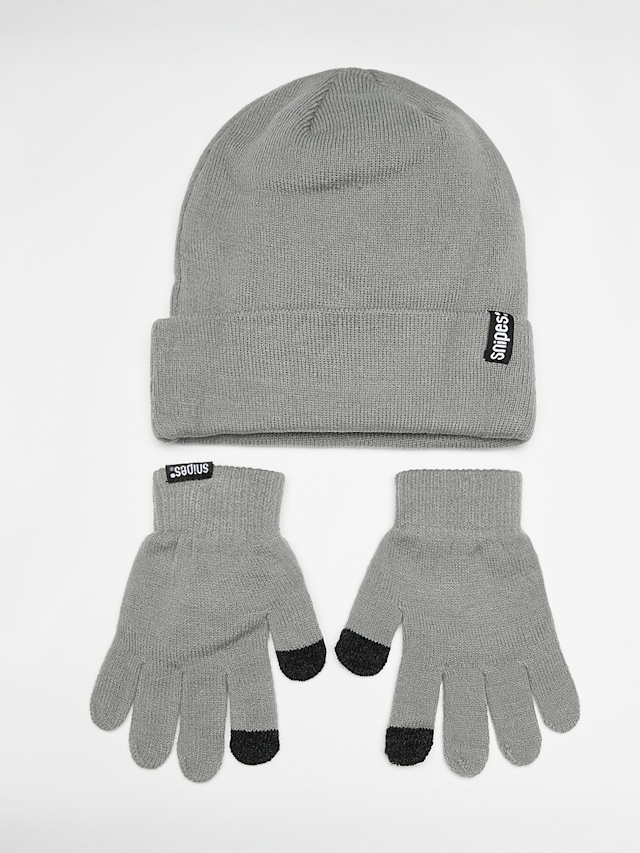 SNIPES, Woven Label Basic Junior Knit Set, grey, Image 1 of 3