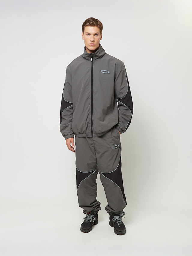 Capacité, Logo Rubber Badge Colorblocked Trackpants, grey, Image 7 of 7