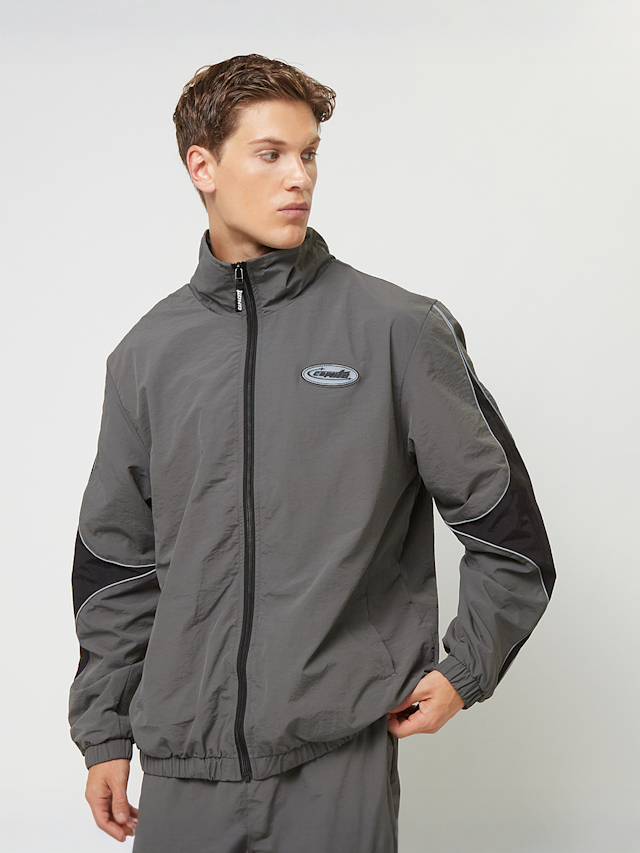 Capacité, Logo Rubber Badge Colorblocked Trackjacket, grey, Image 1 of 7