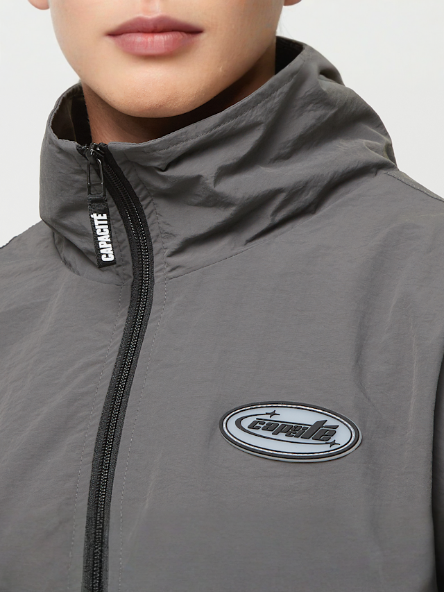 Capacité, Logo Rubber Badge Colorblocked Trackjacket, grey, Image 3 of 7