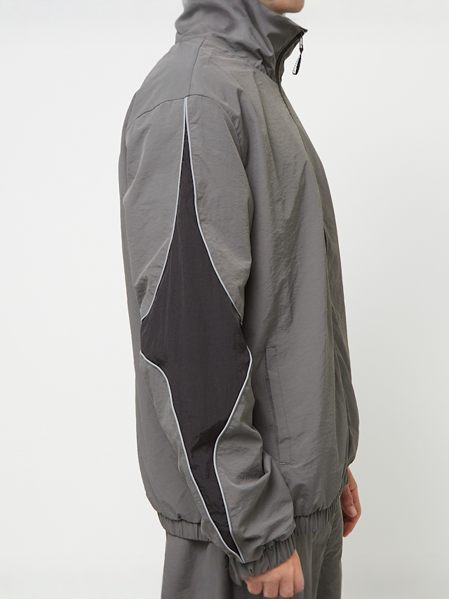 Capacité, Logo Rubber Badge Colorblocked Trackjacket, grey, Image 5 of 7