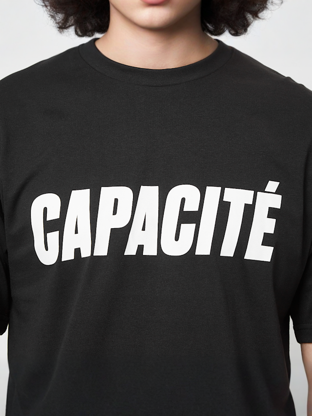 Capacité, Core Logo Tee, black, Image 3 of 4