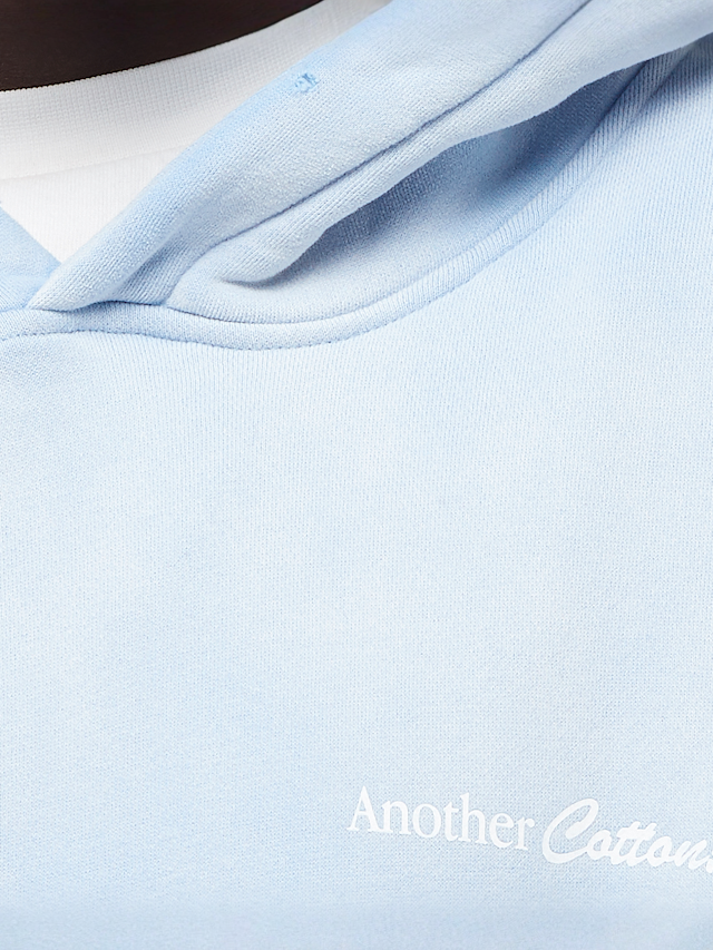 Another Cotton Lab, Support Your Mental Health Oversized Hoodie, blue, Image 3 of 5