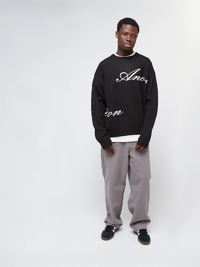 Another Cotton Lab, Signature Knit Sweater, black, Image 4 of 4