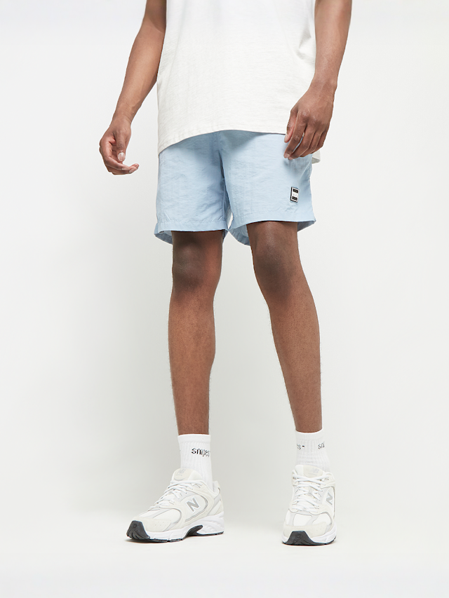 Urban Classics, Block Swim Shorts, blue, Image 1 of 5
