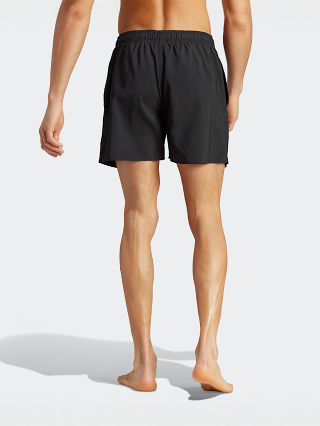adidas Originals, Solid CLX Short-Length Swim Short, black, Image 2 of 4