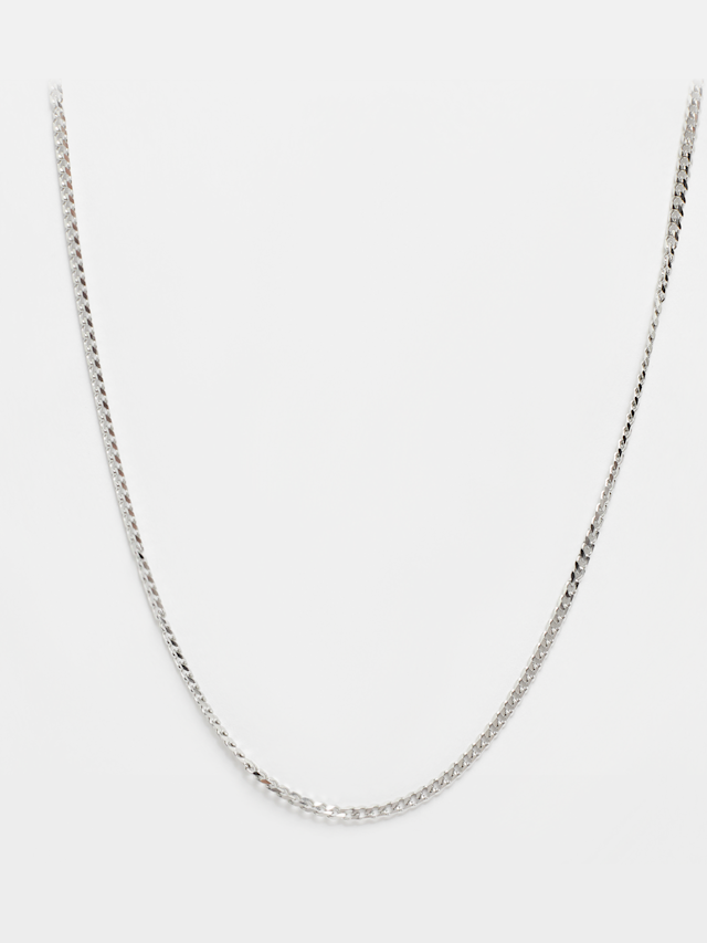 fainz, Tiny Cuban Chain, silver, Image 1 of 4
