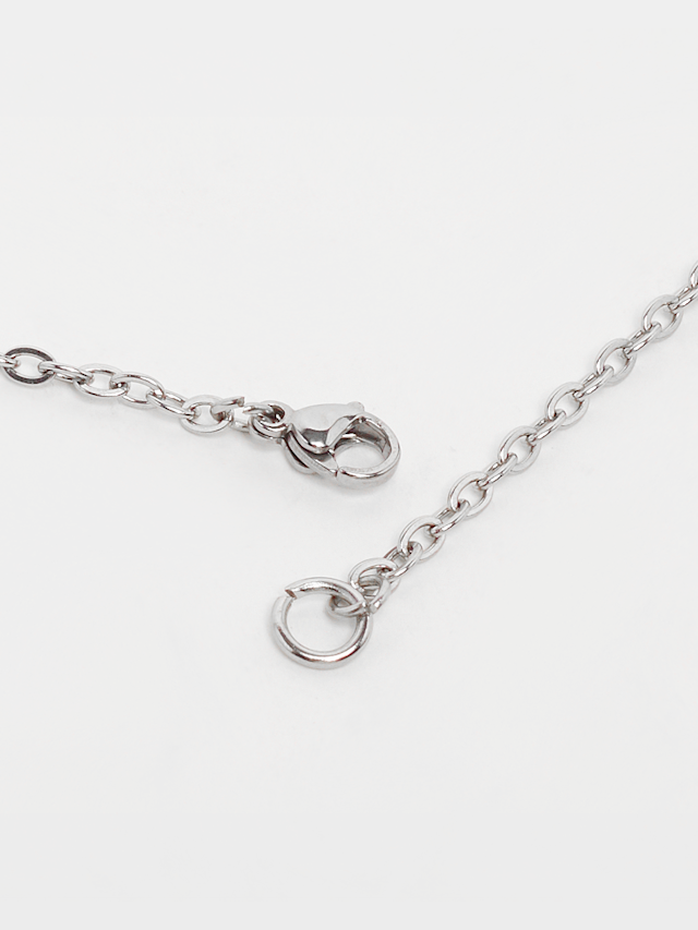 fainz, Bear Chain Strawberry Milkshake, silver, Image 2 of 4