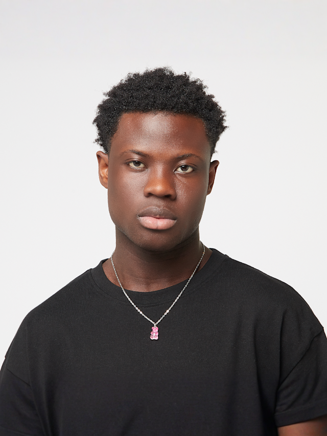 fainz, Bear Chain Strawberry Milkshake, zilver, Afbeelding 4 van 4