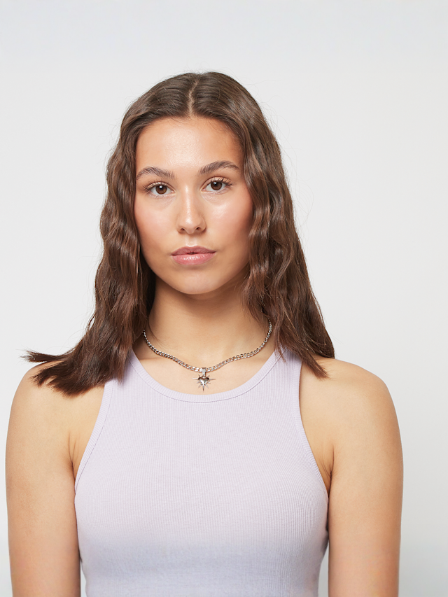 fainz, Spike Heart Chain, silver, Image 3 of 3