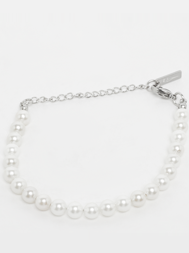 fainz, Pearl Bracelet, white, Image 1 of 4