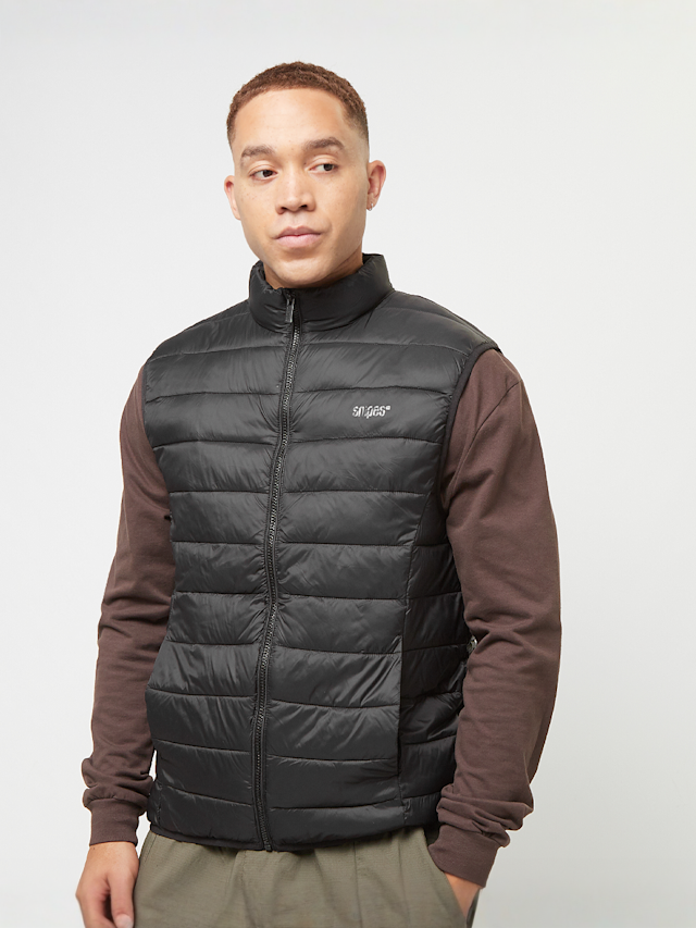 SNIPES, Small Logo Light Puffer Vest, black, Image 1 of 4