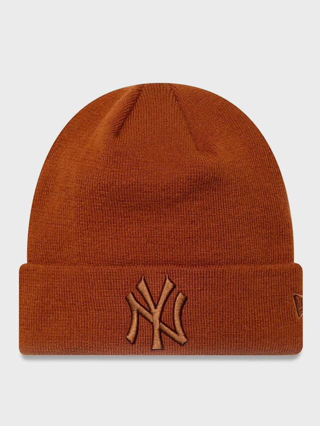 New Era, Beanie League Essential MLB New York Yankees, brązowy, Obraz 1 z 2