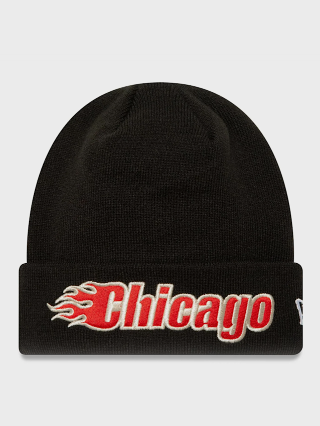 New Era, Beanie Metallic NBA Chicago Bulls, black, Image 1 of 2