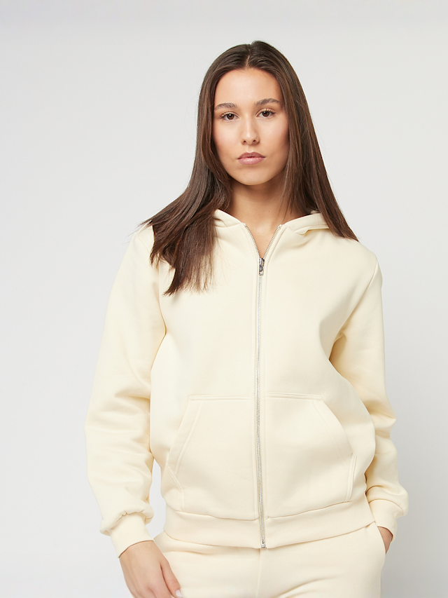 Urban Classics, Fluffy Zip Hoody, beige, Image 1 of 6