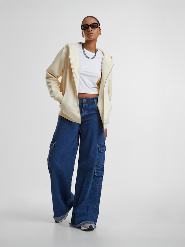 Urban Classics, Fluffy Zip Hoody, beige, Image 6 of 6