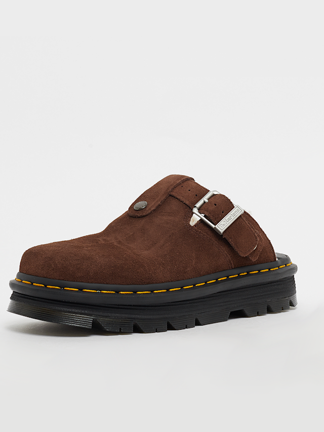 Dr. Martens, Zeb Zag Mule WL dark brown bronx suede, brązowy, Obraz 2 z 5