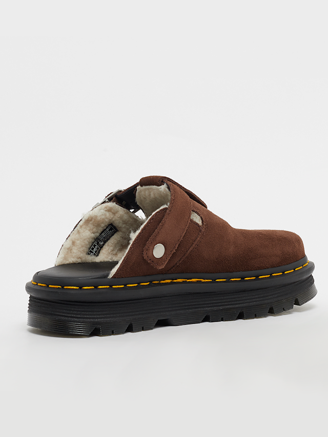 Dr. Martens, Zeb Zag Mule WL dark brown bronx suede, brązowy, Obraz 3 z 5