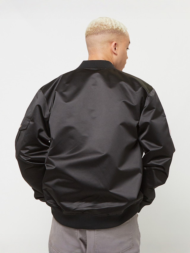 Mitchell & Ness, NFL Oakland Raiders Team Leader Satin Bomber, black, Image 2 of 6