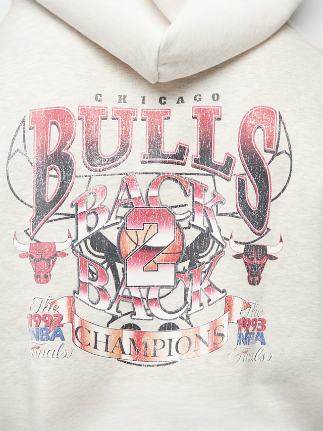Mitchell & Ness, NBA Chicago Bulls Easy Cool Graphic Hoody, beige, Image 5 of 6