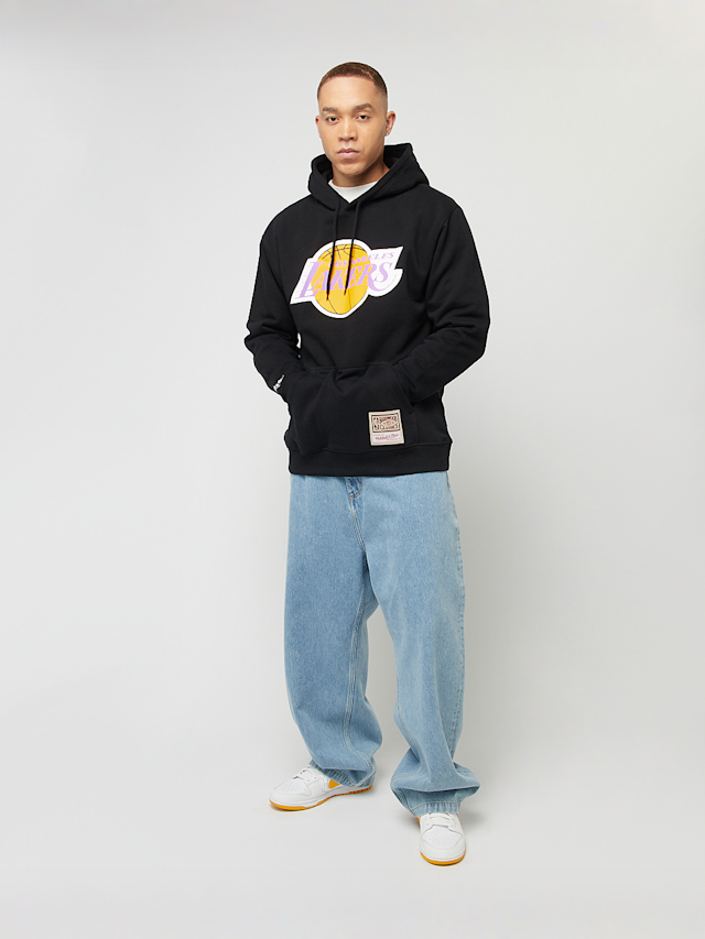 Mitchell & Ness, NBA Los Angeles Lakers Logo Hoody, black, Image 6 of 6