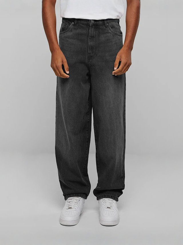 Urban Classics, Heavy Ounce Baggy Fit Jeans, black, Image 1 of 2
