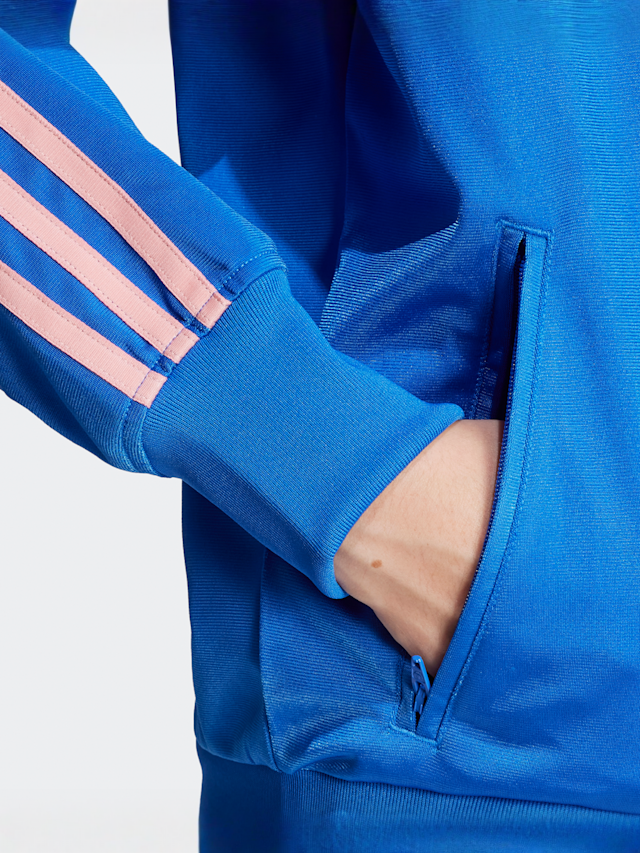 adidas Originals, Losse Firebird Trainingsjack, blauw, Afbeelding 4 van 5