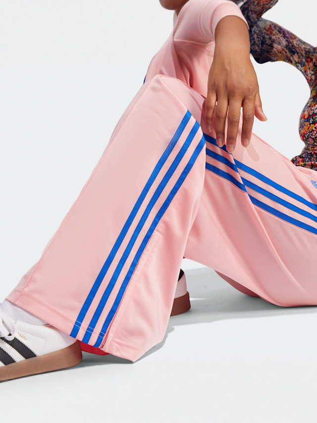 adidas Originals, Firebird Loose Track Pants, Pink, Image 4 of 5