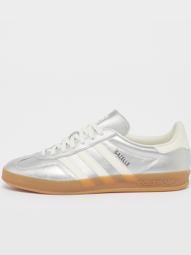 adidas Originals, Gazelle Indoor Sneaker, silver, Image 1 of 5