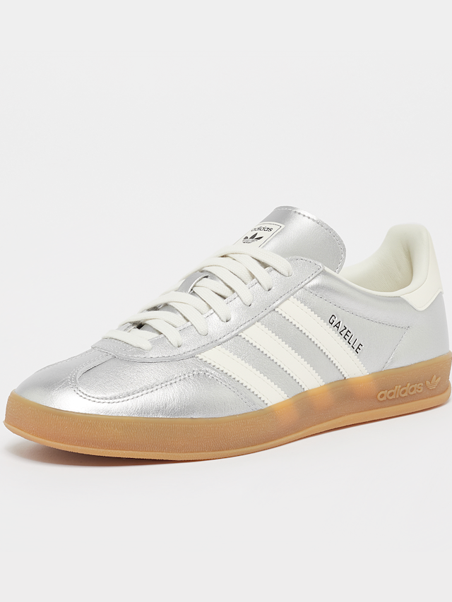 adidas Originals, Gazelle Indoor Sneaker, silver, Image 2 of 5