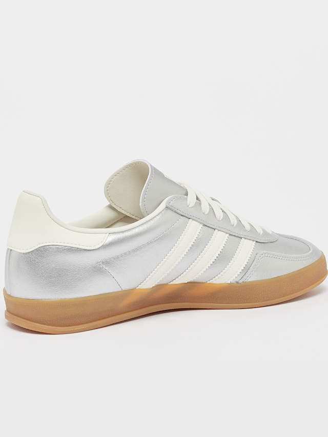 adidas Originals, Gazelle Indoor Sneaker, silver, Image 3 of 5