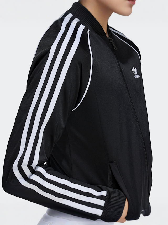 adidas Originals, Superstar Track Jacket, czarny, Obraz 4 z 5