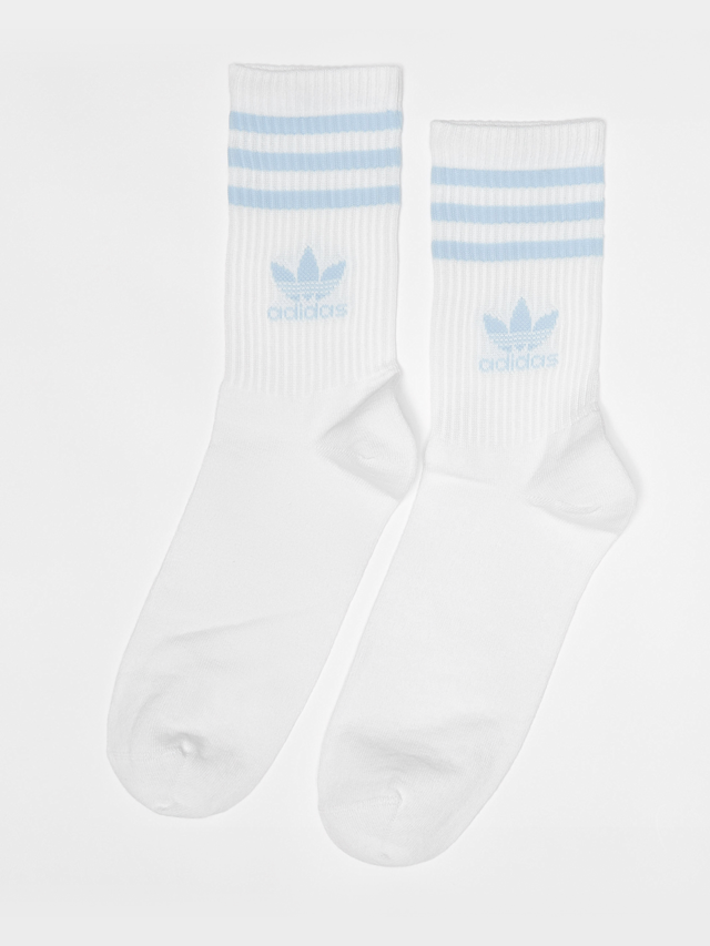 adidas Originals, 3 PACK - adicolor Crew Socks, white, Image 1 of 2