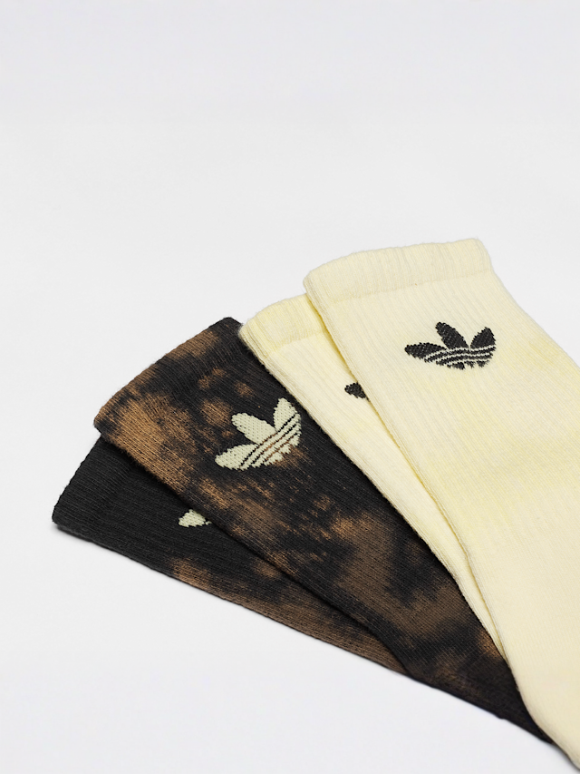 adidas Originals, 2 PACK - Trefoil Cushion Crew Socks Acid Wash, multi-colour, Image 2 of 2