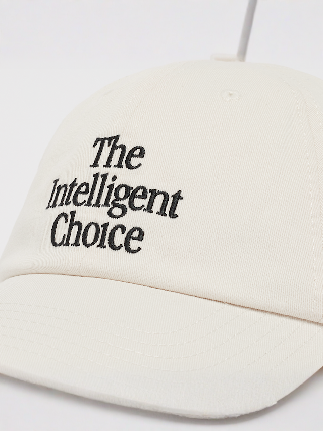 New Balance, 6 Panel The Intelligent Choice Hat, white, Image 4 of 4